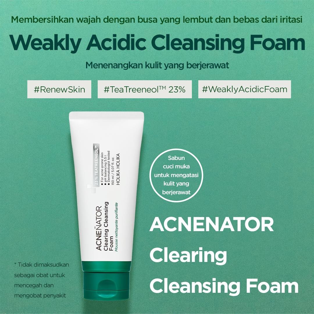 Acnenator Clearing Cleansing Foam - gambar 3