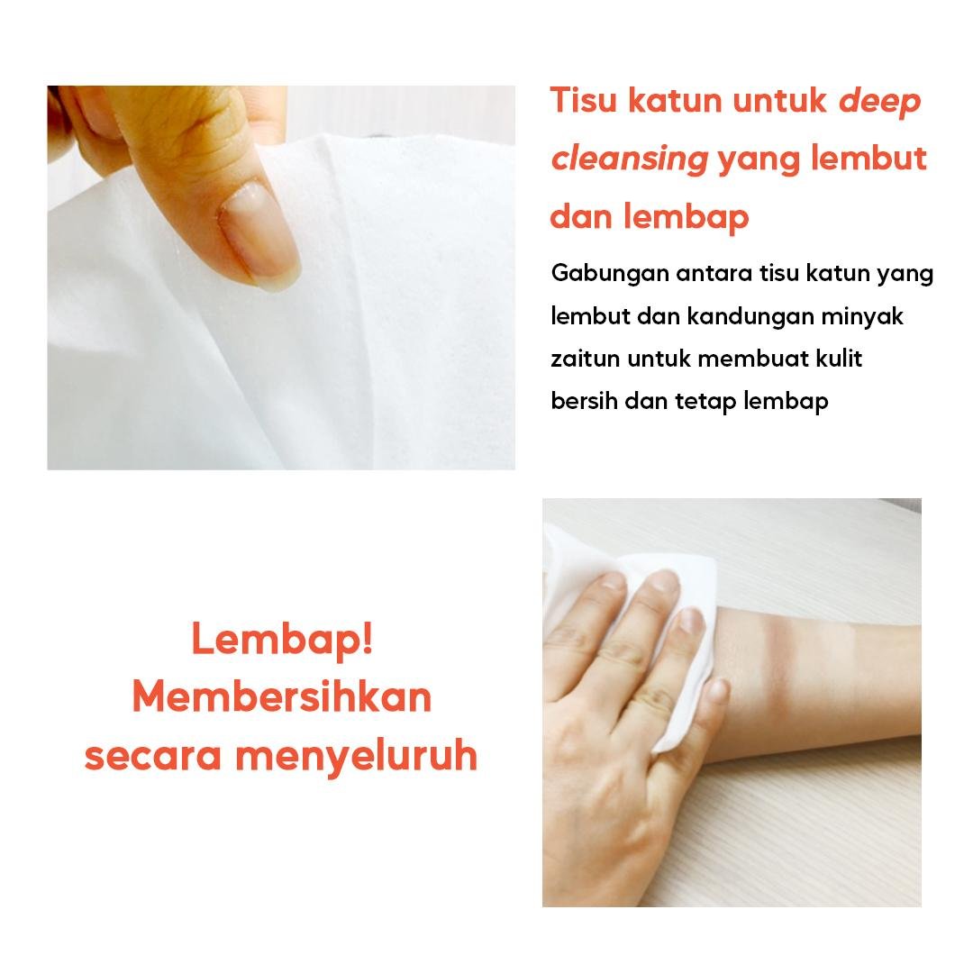 Daily Fresh Olive Cleansing Tissue - gambar 5
