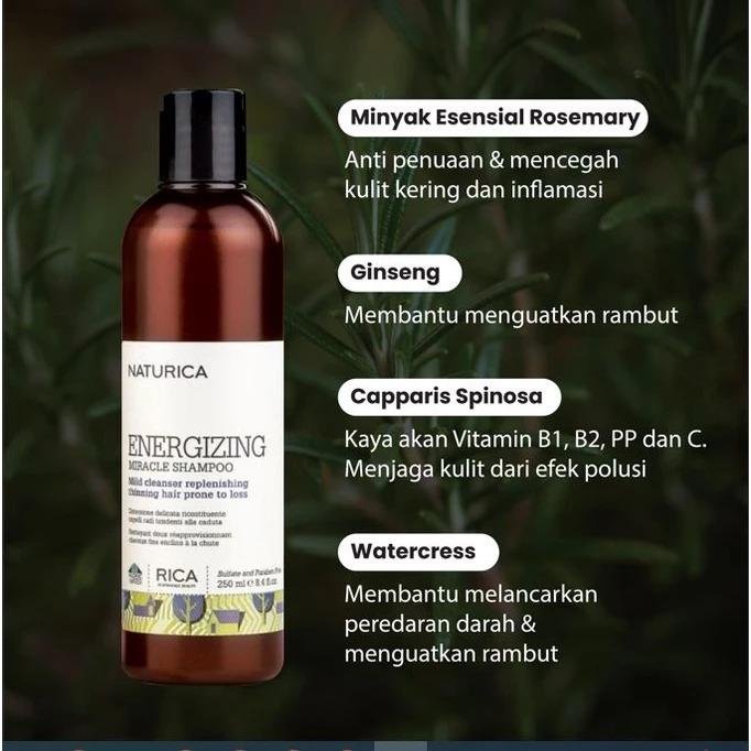 Energizing Miracle Shampoo 250ml - gambar 2