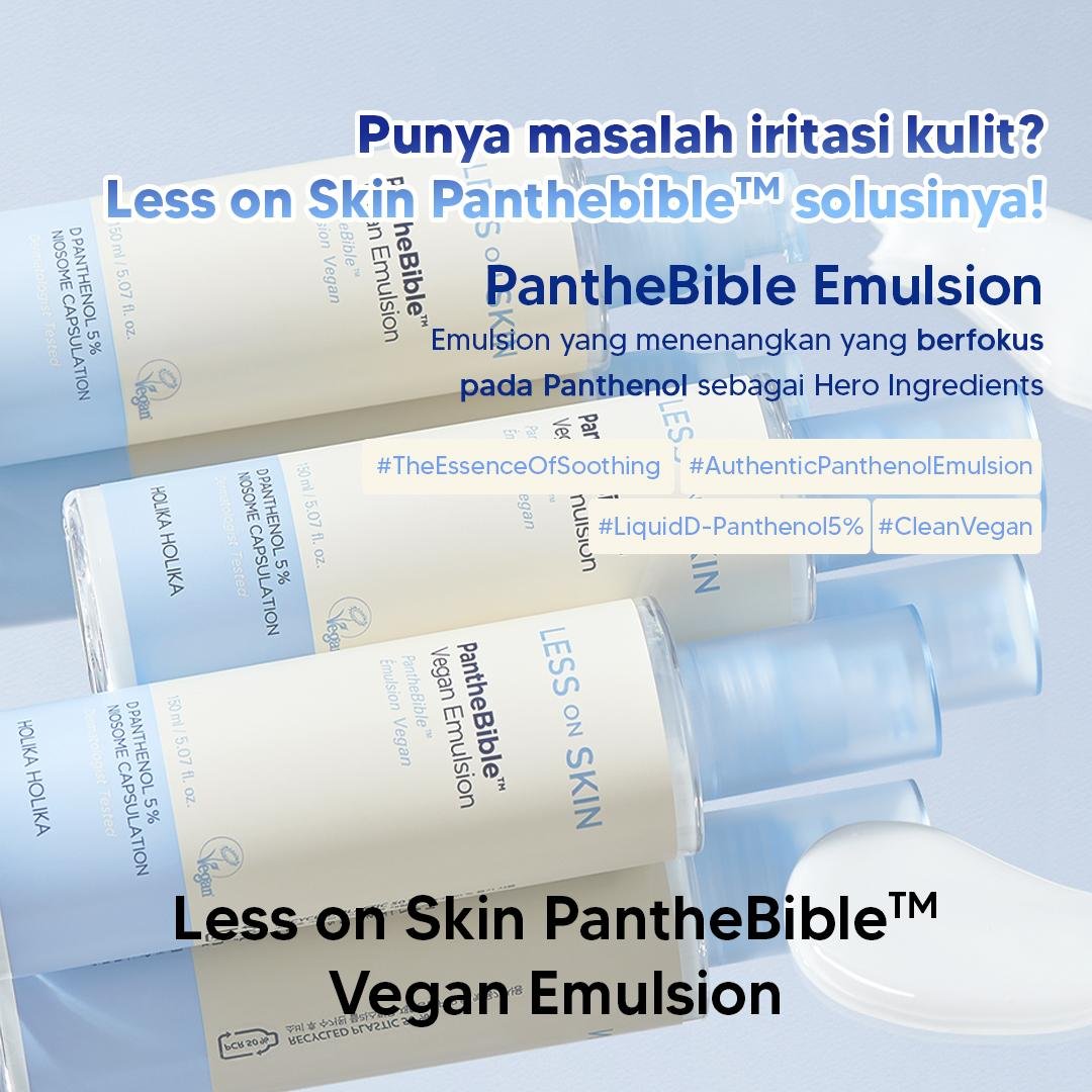 Less On Skin PantheBible Vegan Emulsion - gambar 3