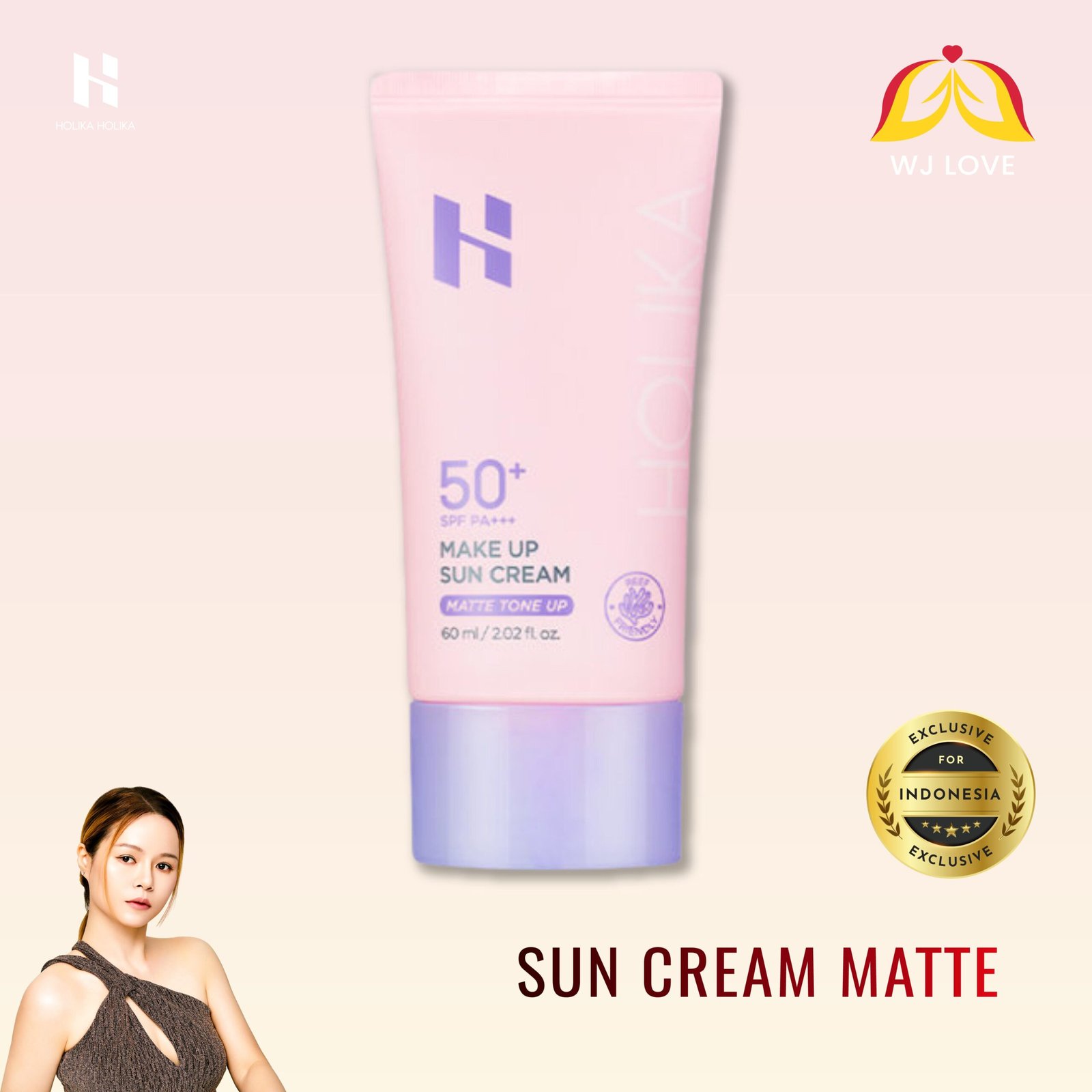 Make Up Sun Cream Matte Tone Up - gambar 1