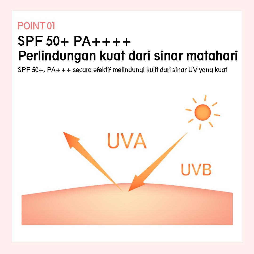 Moisture Make Up Sun Cream Dewy Tone Up - gambar 5