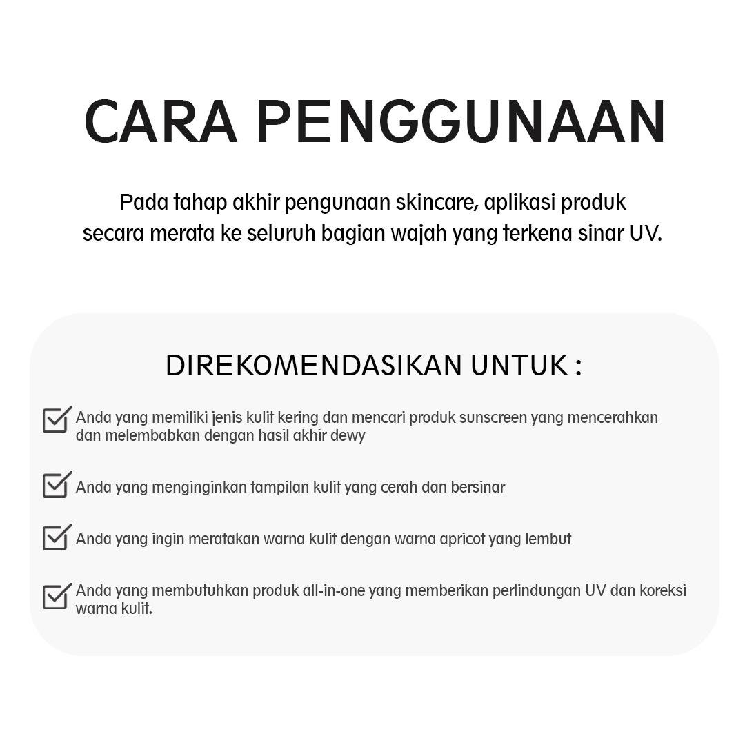 Moisture Make Up Sun Cream Dewy Tone Up - gambar 9