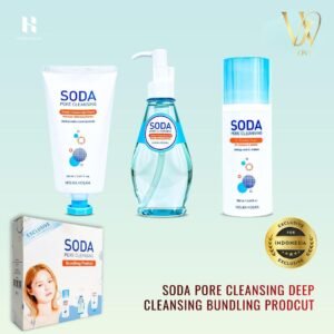 Paket Soda Pore Cleansing - Deep Cleansing Foam, Deep Cleansing Oil, O2 Bubble Mask. - Gambar 1