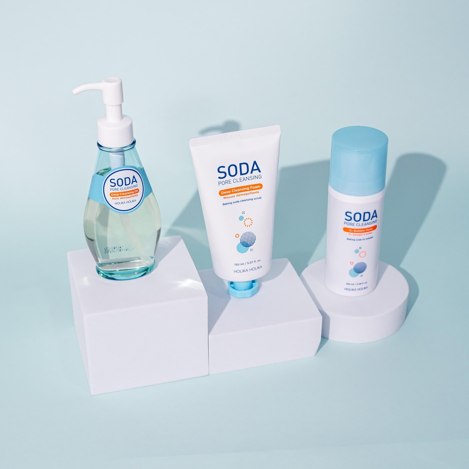 Paket Soda Pore Cleansing - Deep Cleansing Foam, Deep Cleansing Oil, O2 Bubble Mask. - gambar 3