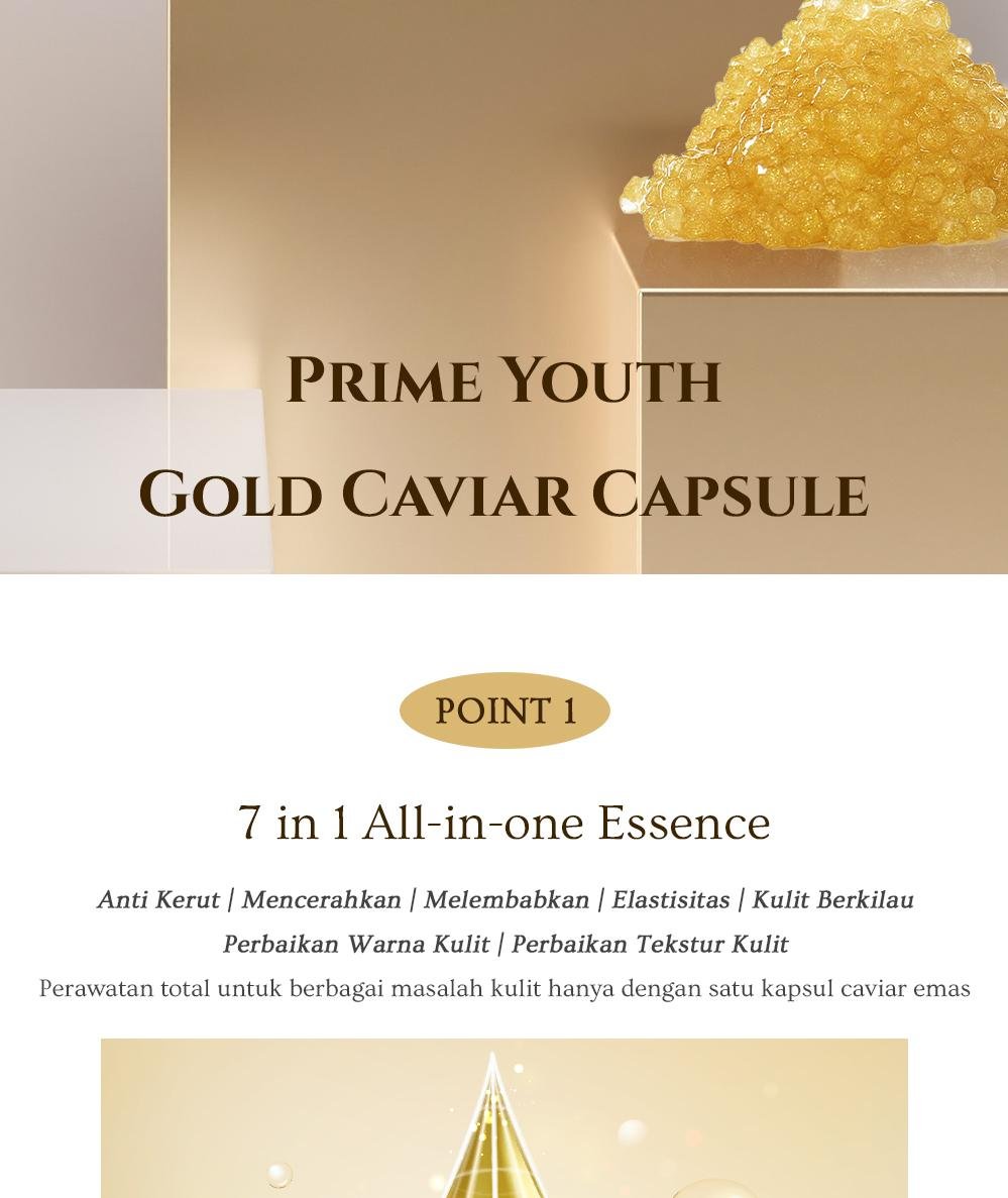 Prime Youth Gold Caviar Capsule - gambar 2