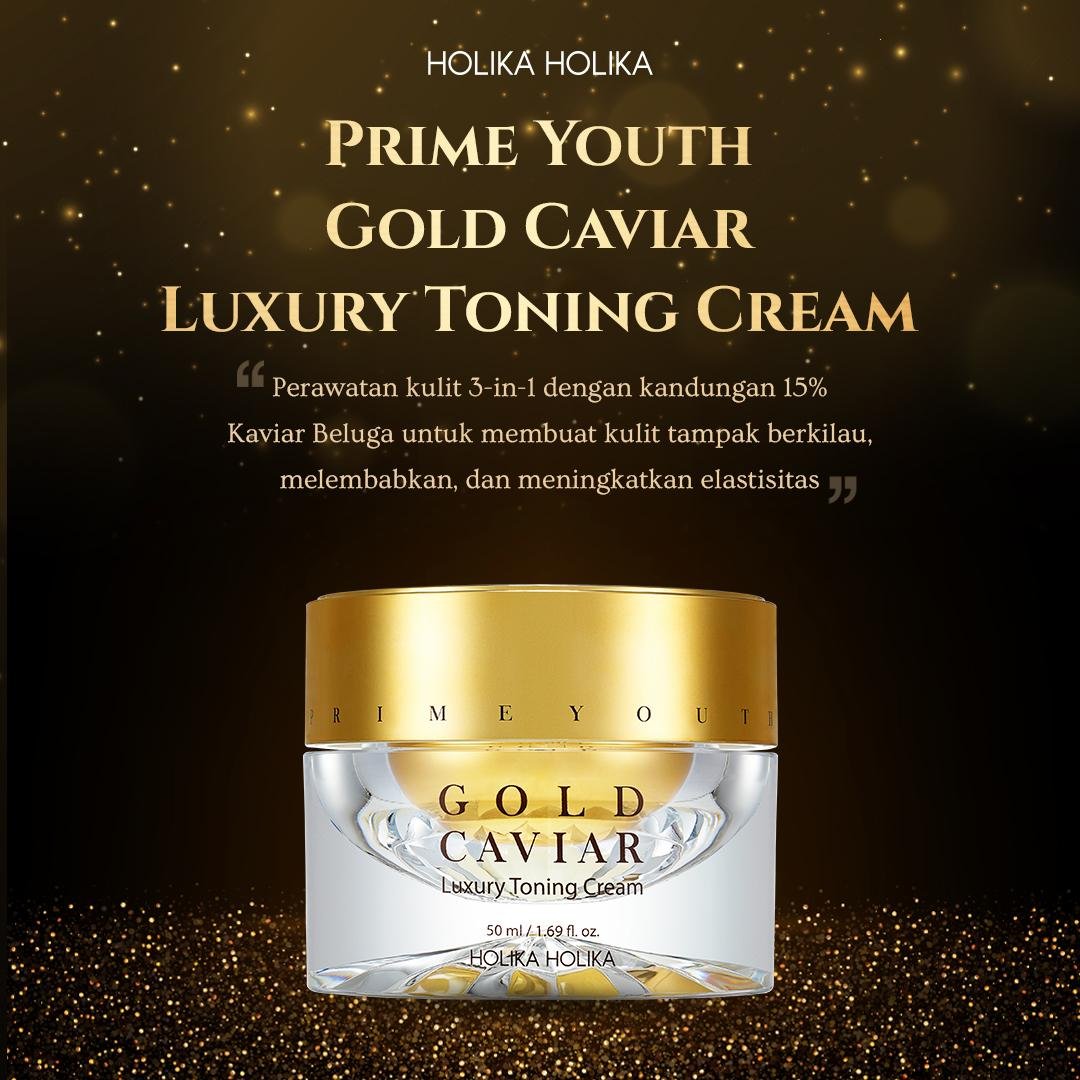 Prime Youth Gold Caviar Luxury Toning Cream - gambar 3