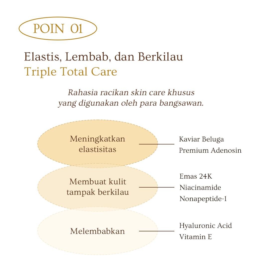 Prime Youth Gold Caviar Luxury Toning Cream - gambar 4