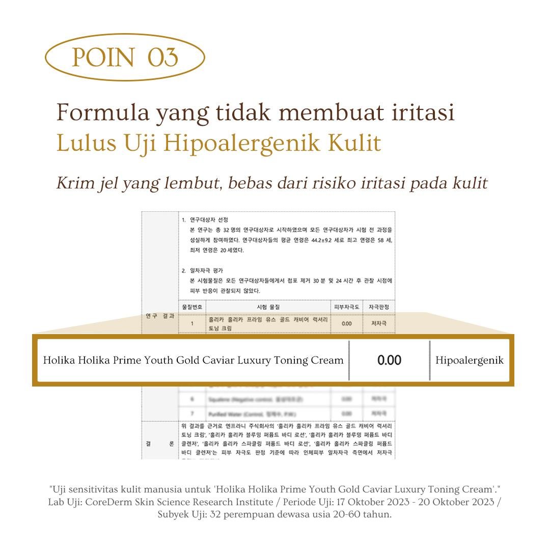 Prime Youth Gold Caviar Luxury Toning Cream - gambar 6