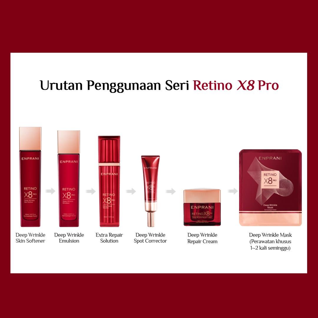 Retino X8 Pro Deep Wrinkle Repair Cream Set - gambar 8