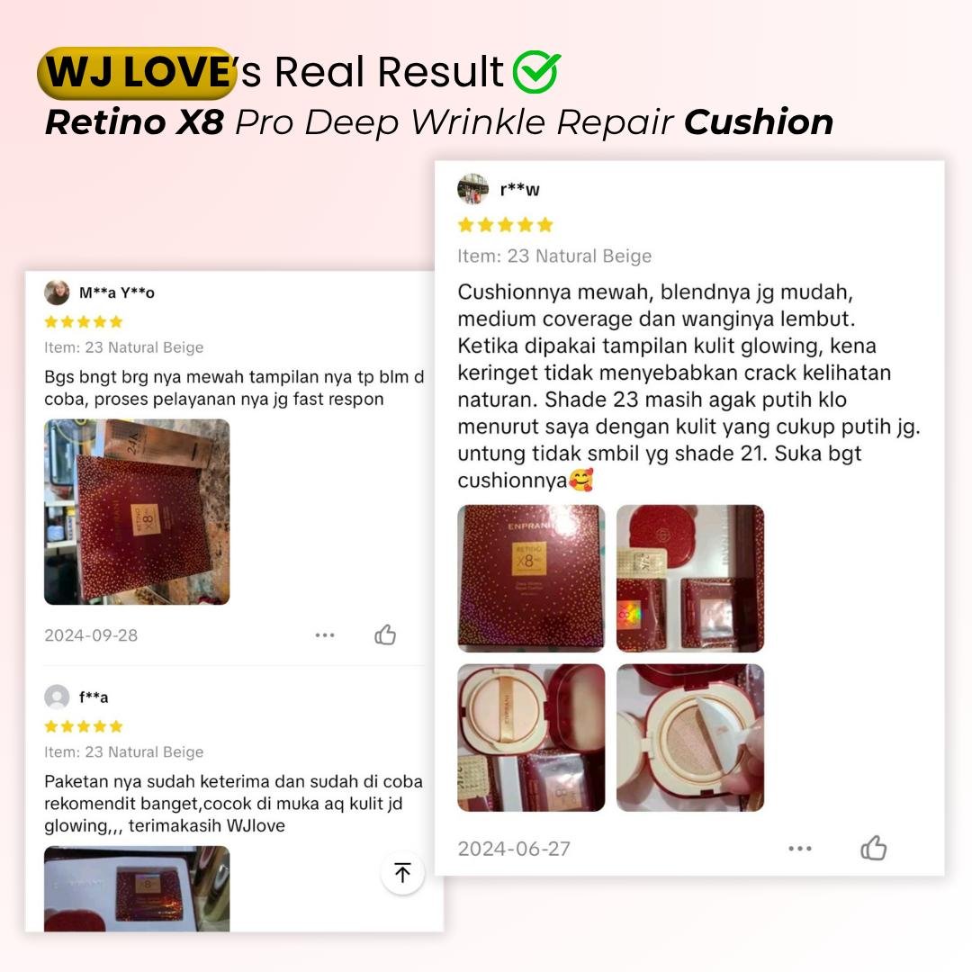 Retino X8 Pro Deep Wrinkle Repair Cushion - gambar 7