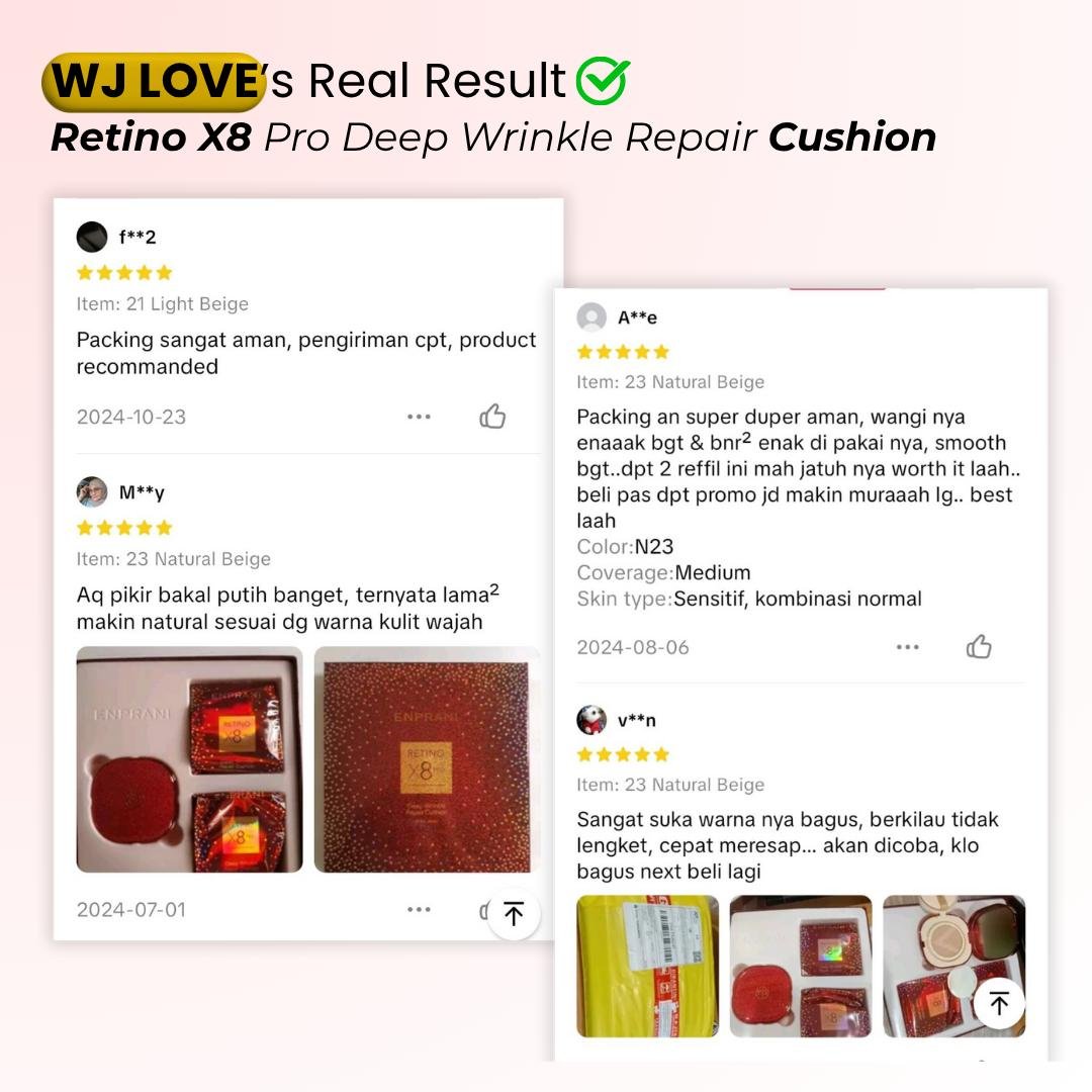 Retino X8 Pro Deep Wrinkle Repair Cushion - gambar 8