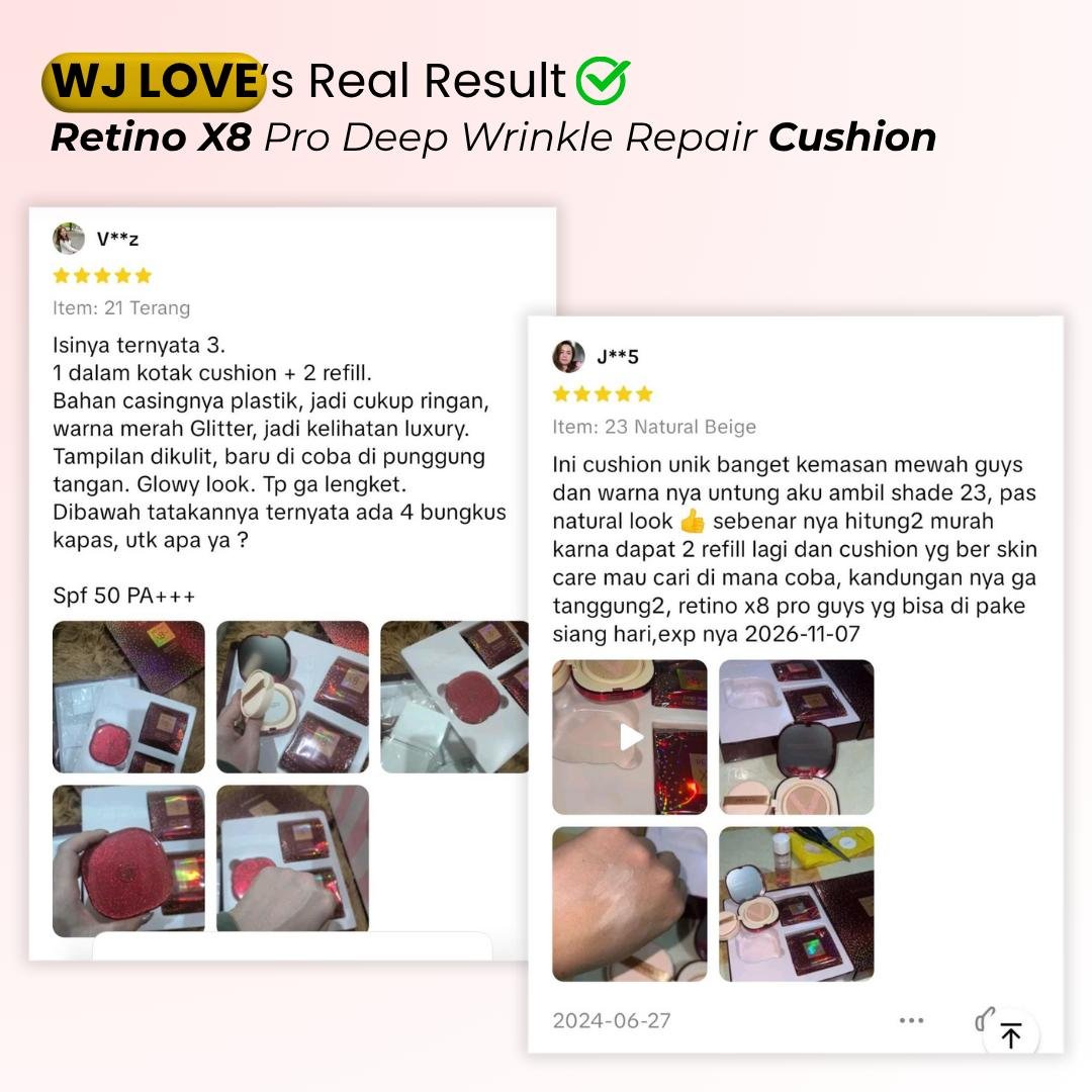 Retino X8 Pro Deep Wrinkle Repair Cushion - gambar 9