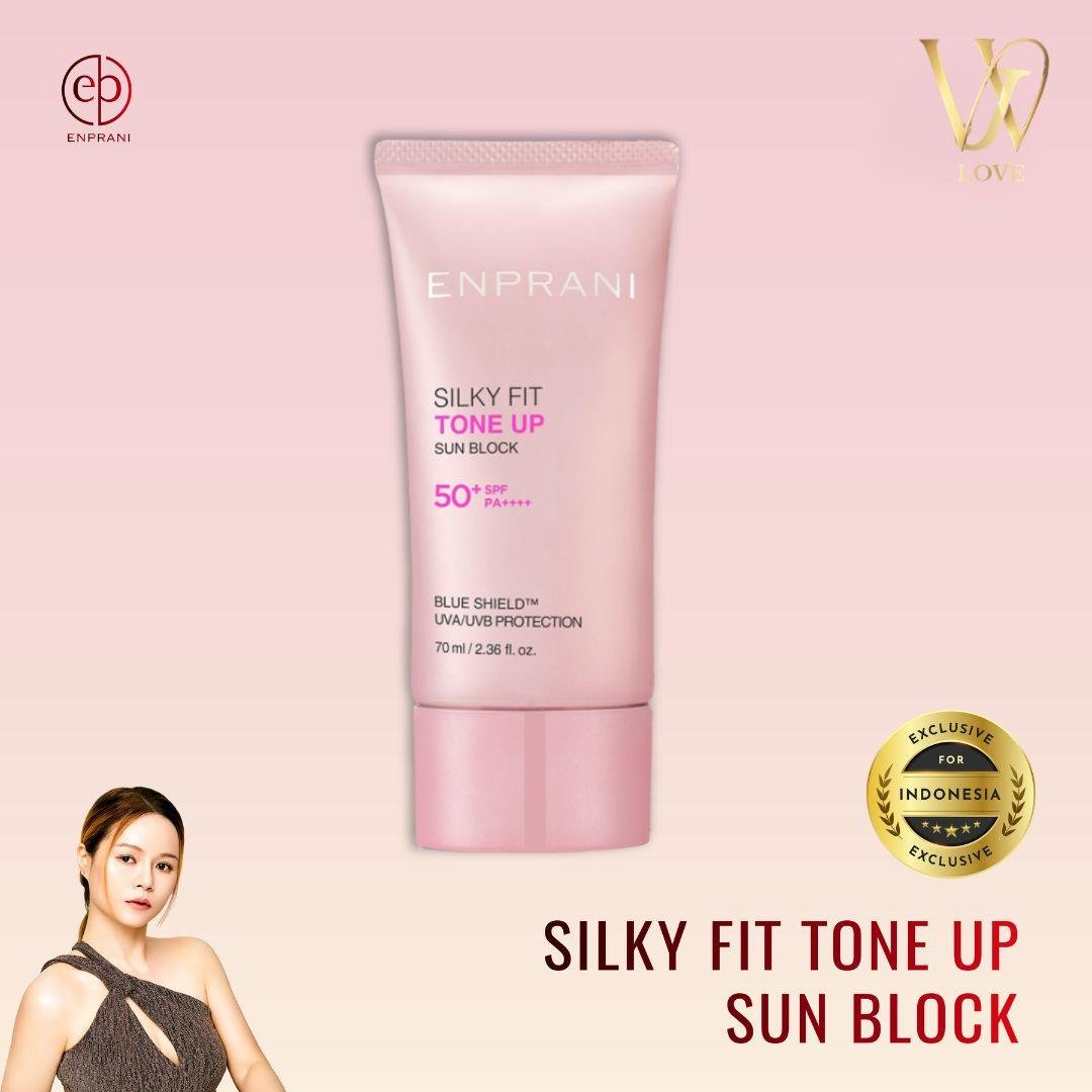 Silky Fit Tone Up Sun Block - gambar 1