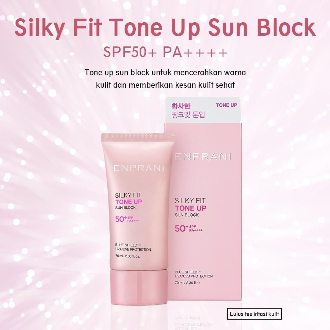 Silky Fit Tone Up Sun Block - gambar 2