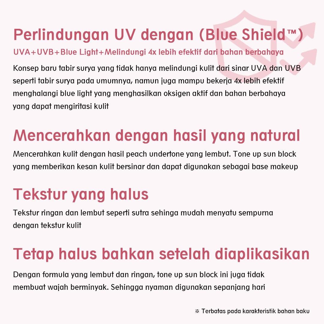 Silky Fit Tone Up Sun Block - gambar 3