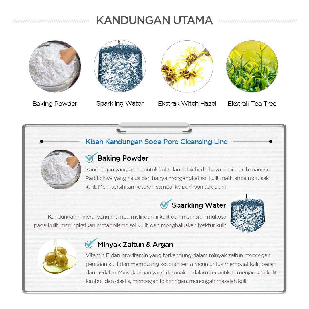 Soda Pore Cleansing - Deep Cleansing Foam - gambar 5