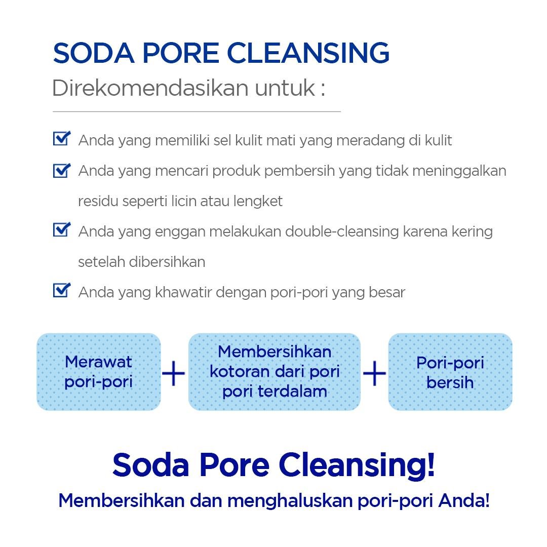 Soda Pore Cleansing - Deep Cleansing Foam - gambar 7