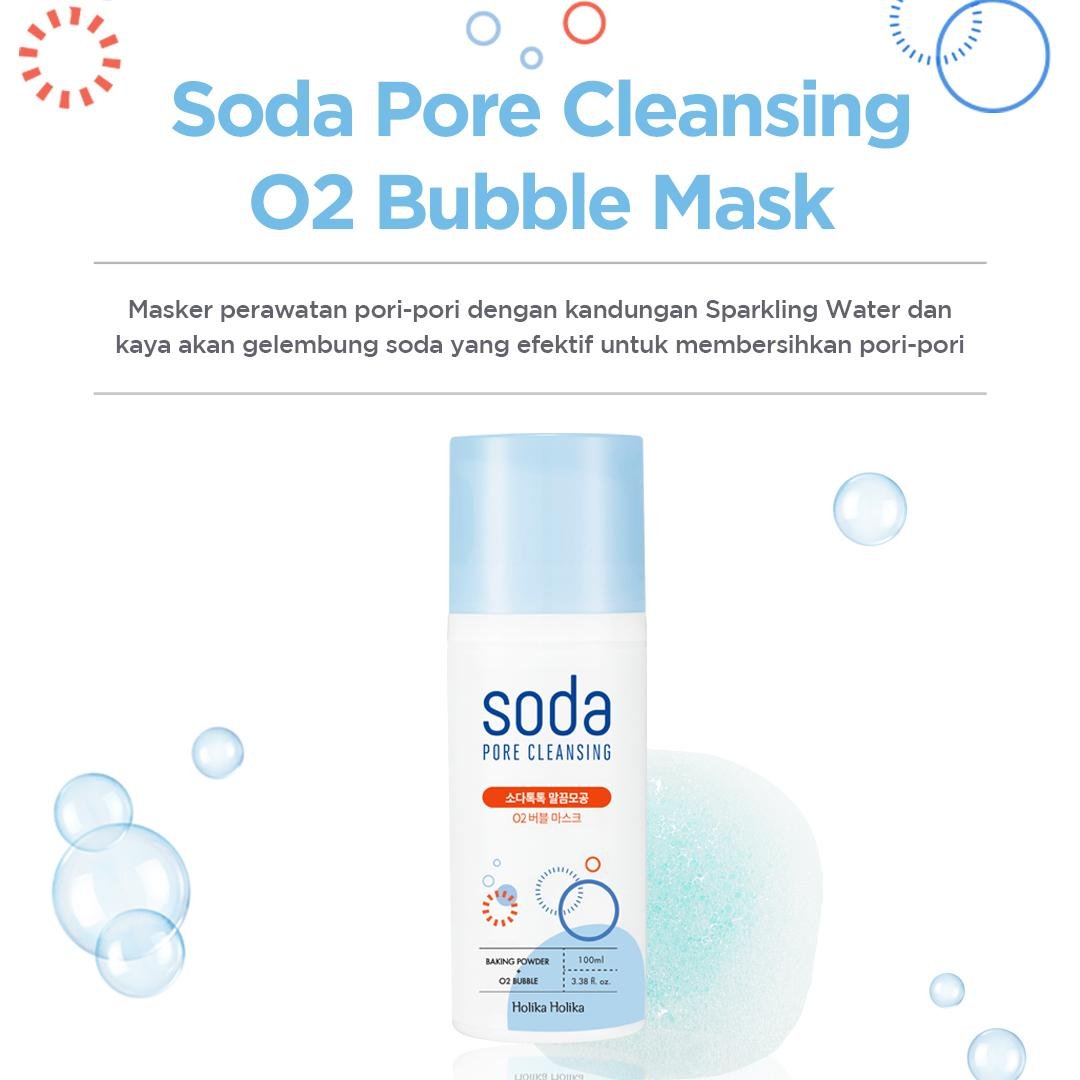 Soda Pore Cleansing - O2 Bubble Mask - gambar 3