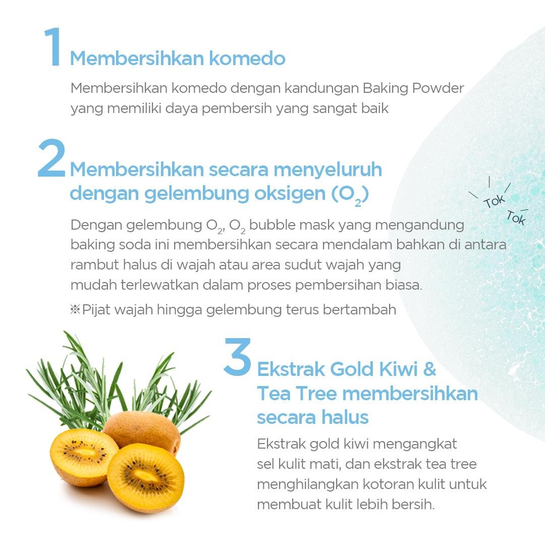 Soda Pore Cleansing - O2 Bubble Mask - gambar 4
