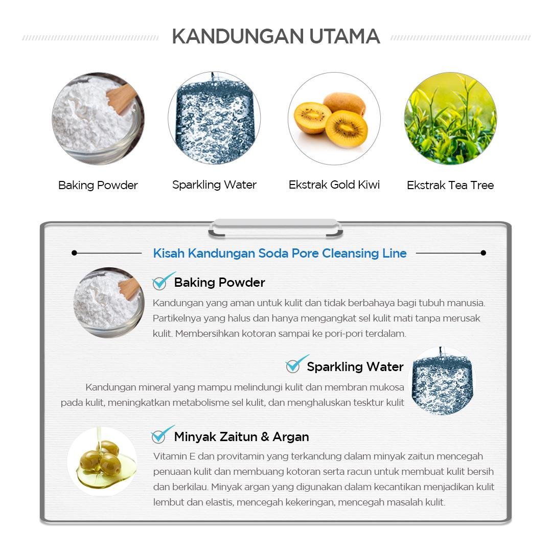 Soda Pore Cleansing - O2 Bubble Mask - gambar 5