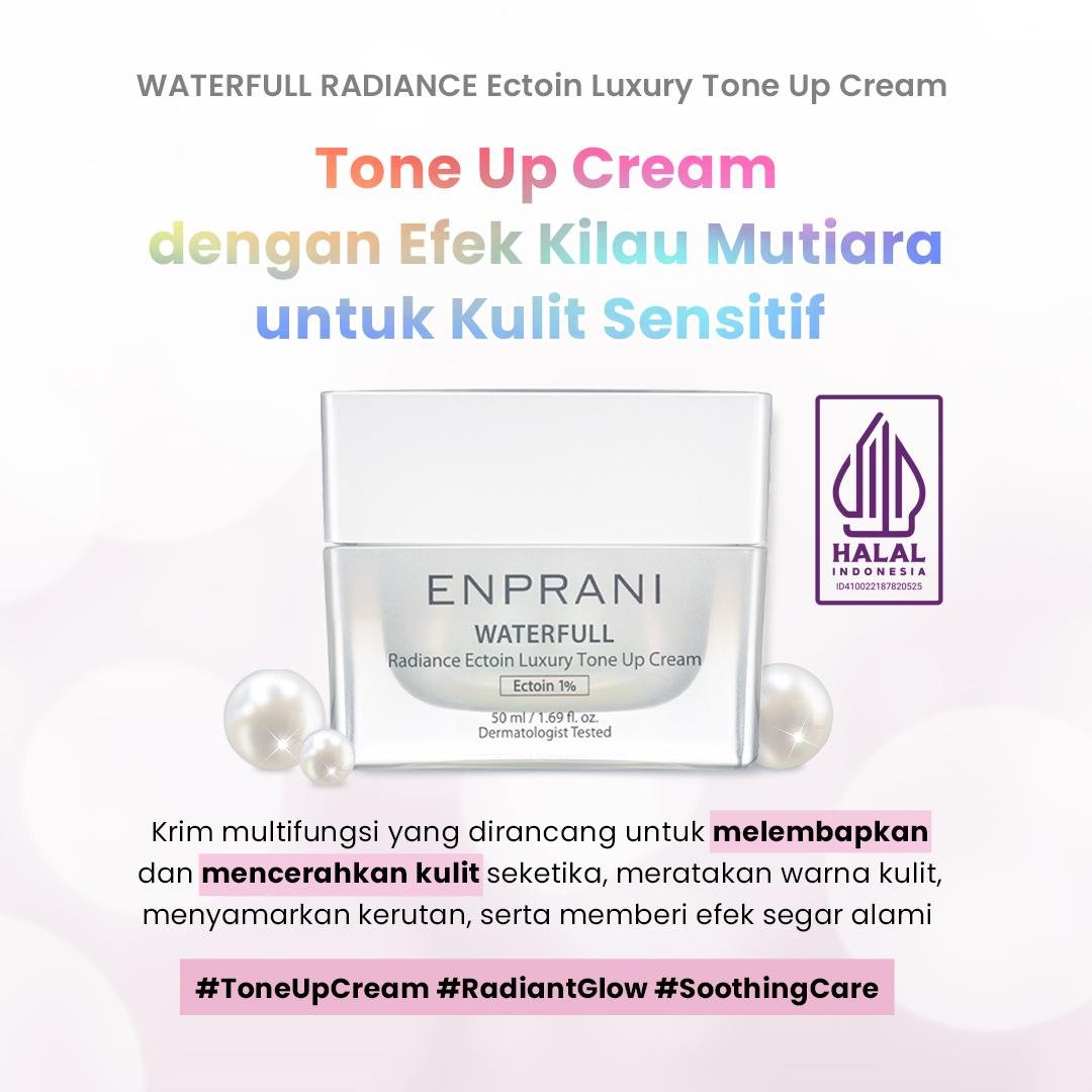 Waterfull Radiance Ectoin Luxury Tone Up Cream - gambar 2
