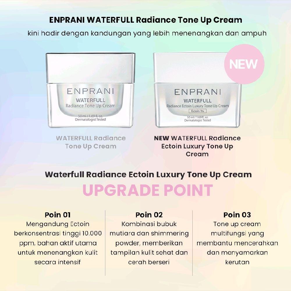 Waterfull Radiance Ectoin Luxury Tone Up Cream - gambar 3