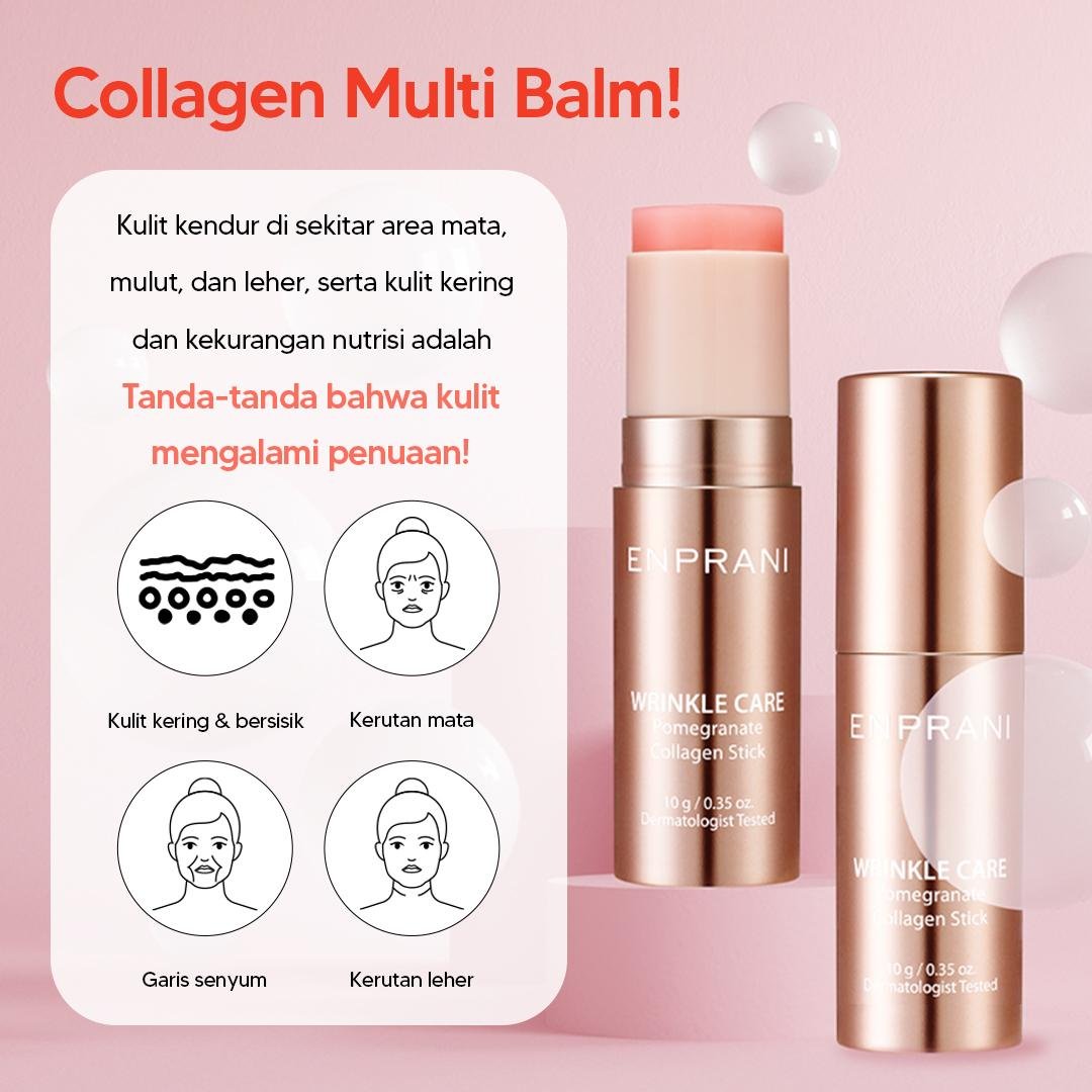 Wrinkle Care Pomegranate Collagen Stick - gambar 3
